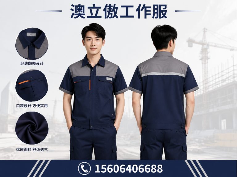 槐荫区工装短袖展示图