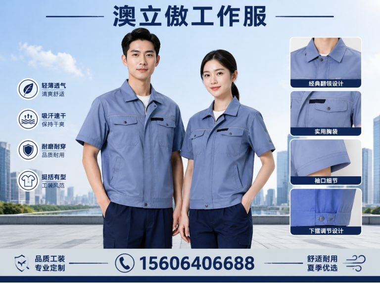 槐荫区工装马甲展示图